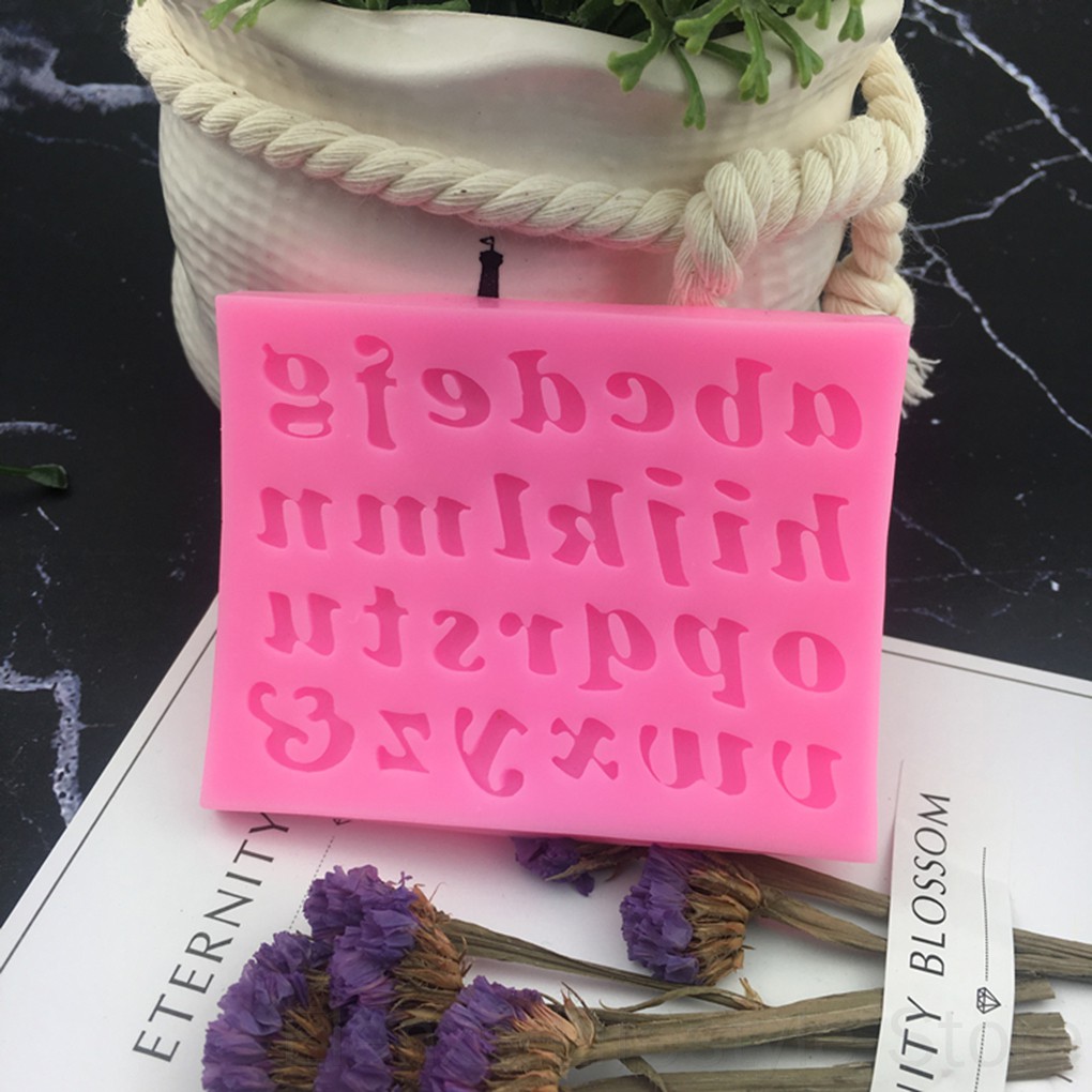 Khuôn Làm Bánh Kẹo Dạng Chữ Và Số Bằng Silicon Cao Cấp Tiện Dụng