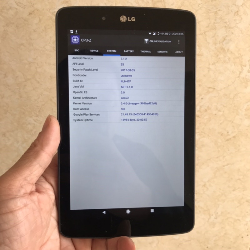[Mã 151ELSALE hoàn 7% đơn 300K] máy tính bảng Mỹ LG Gpad 7 LTE 1 sim ram 1Gb+16Gb | BigBuy360 - bigbuy360.vn