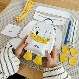|order| túi đeo da con vịt diy - túi xách handmade - đồ tự làm