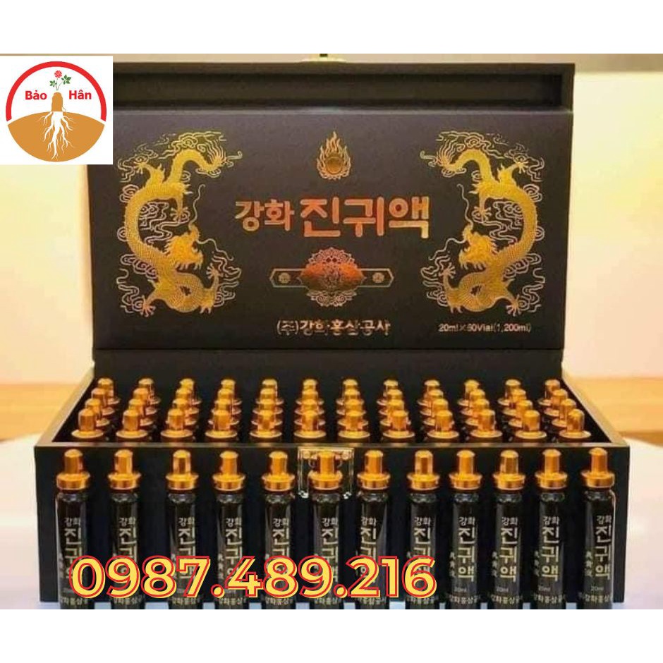 [[ HÀNG CHÍNH HÃNG ]TINH CHẤT ĐÔNG TRÙNG HẠ THẢO HÀN QUỐC, HỘP GỖ 60 ỐNG