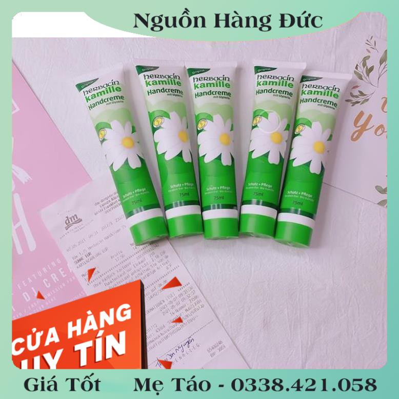 [auth] Kem dưỡng da tay Herbacin 75ml giúp da tay mịn màng hơn -Nội địa Đức Đủ Bill [Hot]