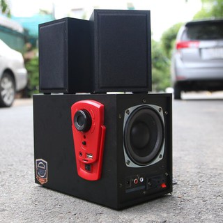 Loa vi tính TAGWOOD LS 421B không dây bluetooth 2 loa treble 1 loa sub,Âm thanh 2.1,Công suất lên đến 30W kèm remote
