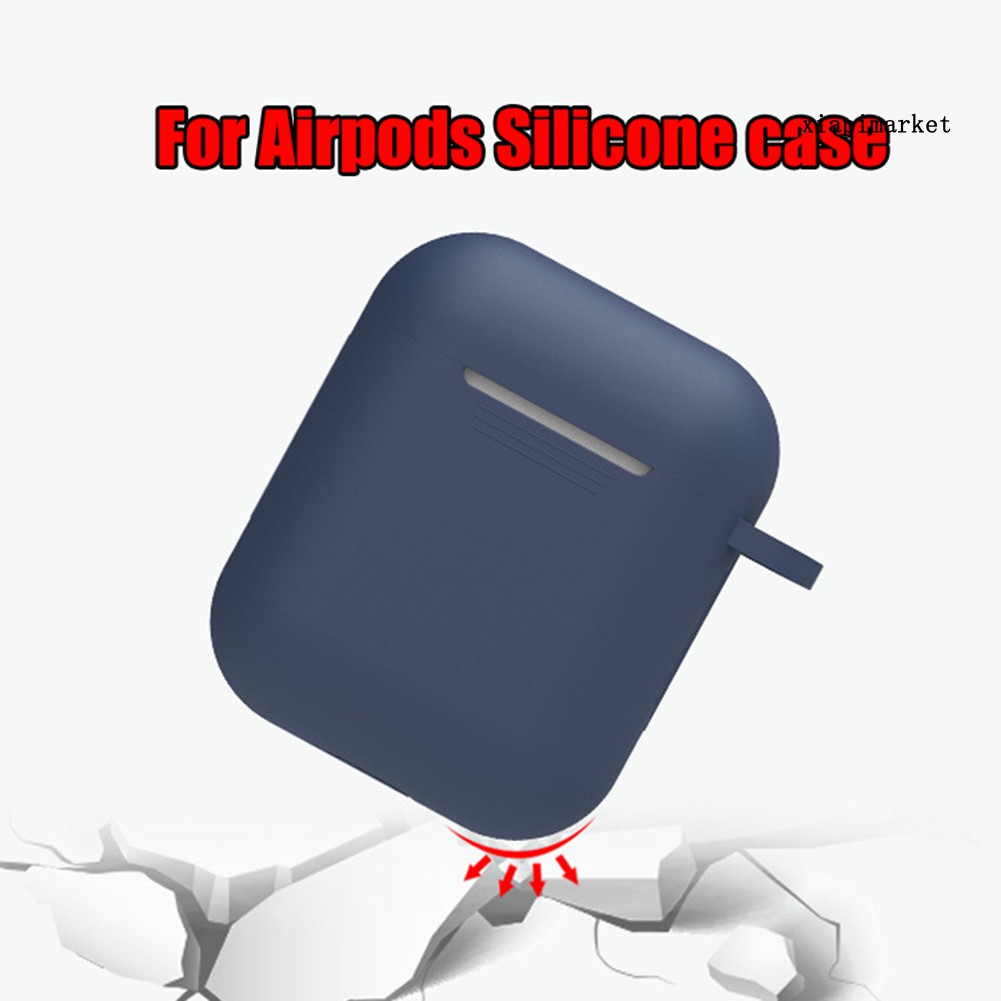 Ốp bảo vệ hộp sạc tai nghe airpods 1/2 bằng silicon mềm chống trầy hình chú chim xinh xắn