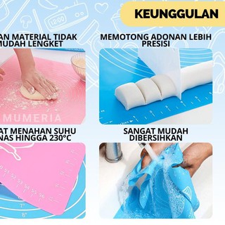 Thảm Silicone Nhào Bột Làm Bánh Chống Dính