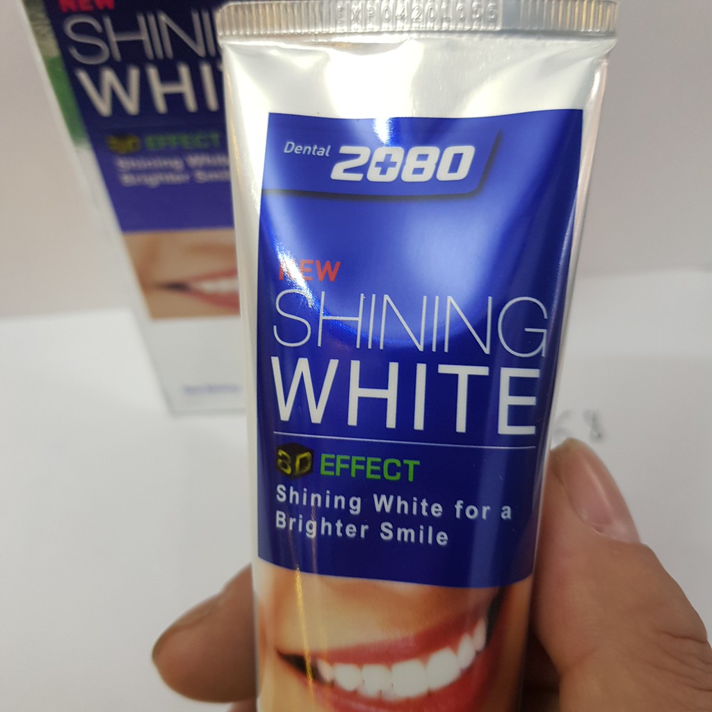 Kem đánh răng 2080 shining white Hàn Quốc