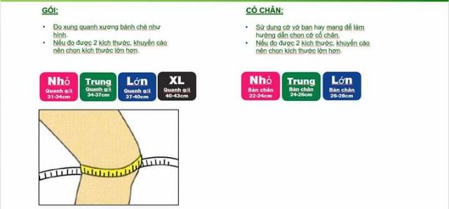 Băng bảo vệ gối Vantelin.