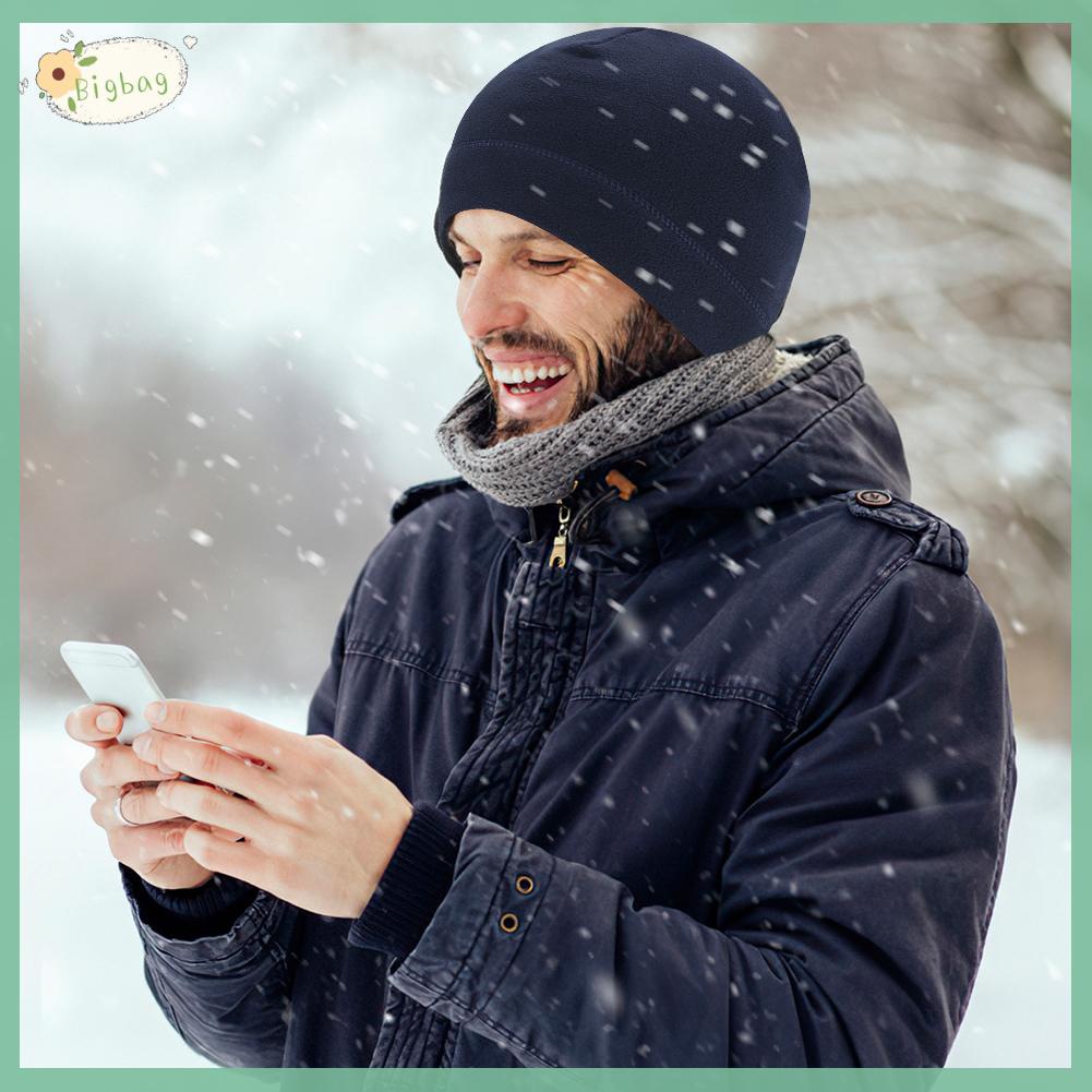 Mũ trùm đầu vải lông cừu chống gió giữ ấm mùa đông thời trang thể thao ngoài trời dành cho cả nam và nữ