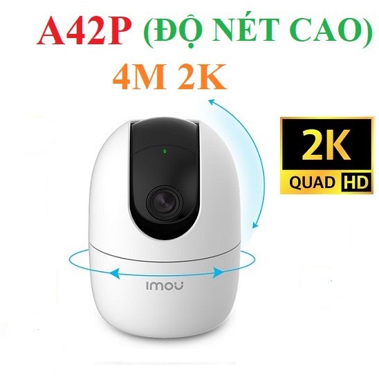 Camera IP 2MP 4MP XOAY 360 WIFI IMOU Ranger2 A22EP (1080P) A42P (2K) Full HD Còi Hú Báo Động | BigBuy360 - bigbuy360.vn