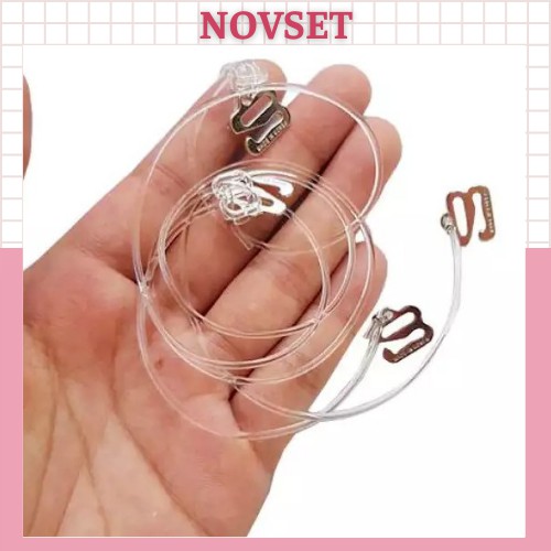 TÚI 2 DÂY ÁO NGỰC SỢI TRÒN TRONG SUỐT [ MÃ B202 - DÂY ÁO]