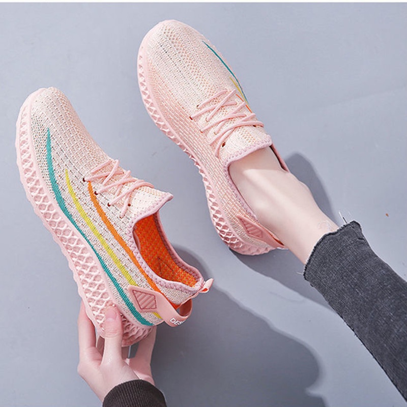 💘 Giày thể thao nữ thời trang 💘Giày nữ nhẹ vải thoáng khí