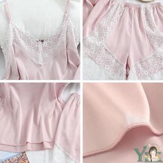Set Đồ Ngủ Bằng Lụa Thời Trang Dành Cho Nữ