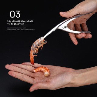 Dụng cụ bóc vỏ tôm