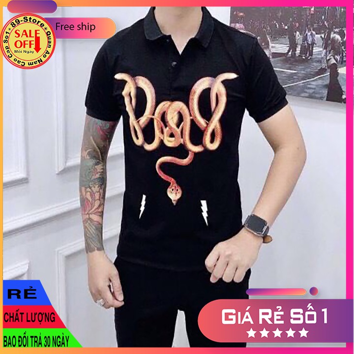 Áo Thun Nam Tay Ngắn Có Cổ Cao Cấp Thích Hợp Moi Lứa Tuổi Cam Kết Về Chất Lượng 🌟GIÁ RẺ NHẤT🌟