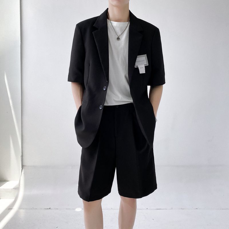 Bộ Đồ Vest Dáng Rộng Vải Mỏng Thời Trang Mùa Hè Cho Nam 2 Kiểu Cỡ M-2Xl