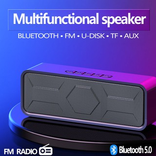 Loa bluetooth không dây TWS 228 kiêm radio FM/phát MP3/gọi điện rảnh tay tương thích với thiết bị iOS/Android/Windows