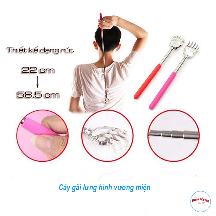 Cây Gậy Gãi Lưng Hình Vương Miện Kèm Khui Mở Bia Nhỏ Gọn br00673