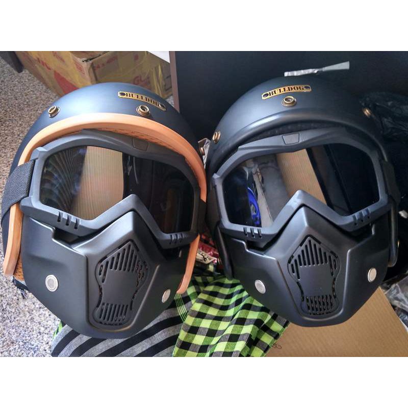 Mặt nạ phượt Beon kèm kính dùng cho Mũ bảo hiểm 3/4 (hàng cao cấp chính hãng) | BigBuy360 - bigbuy360.vn