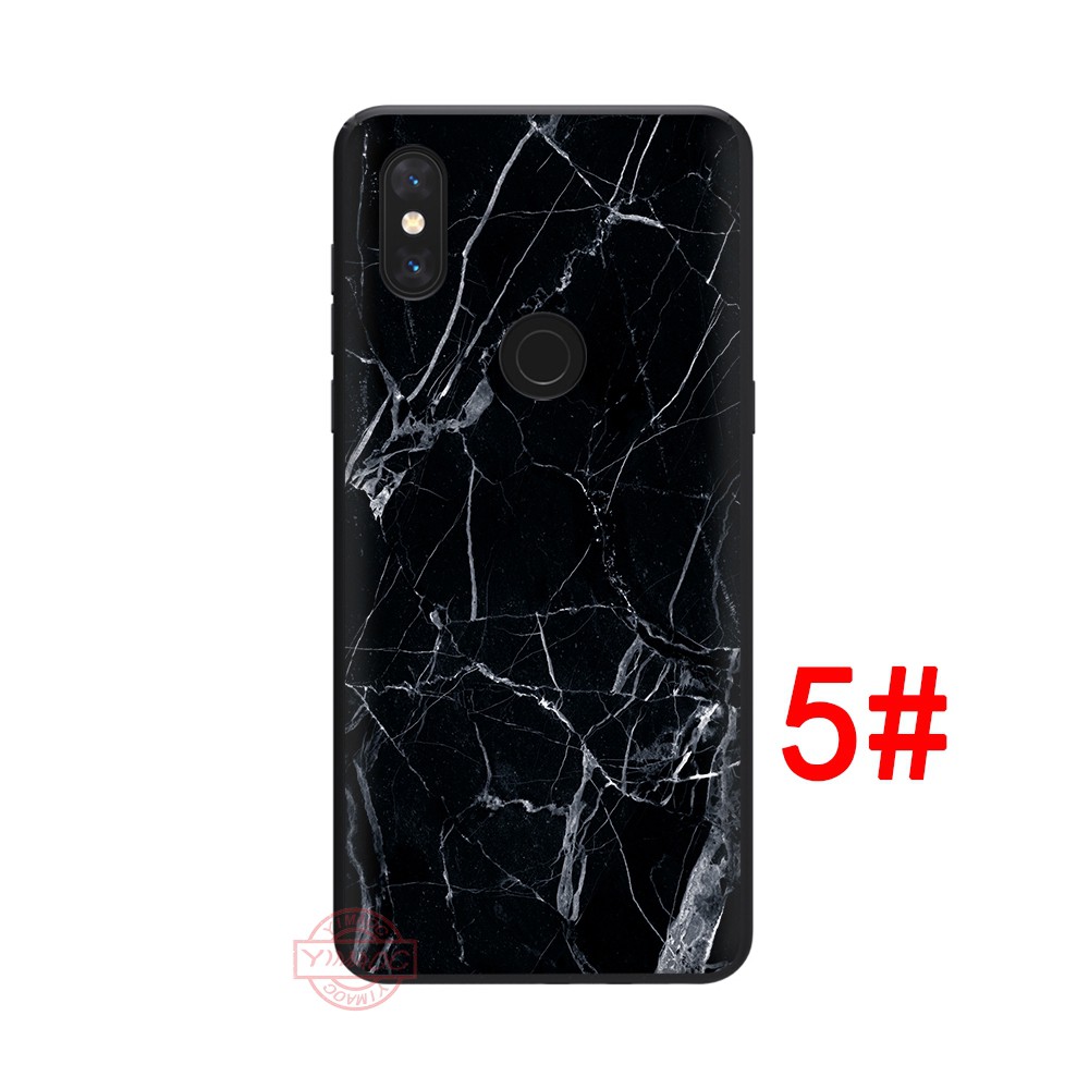  Ốp điện thoại  dẻo in họa tiết vân đá cẩm thạch dành cho Xiaomi Mi 8 SE 9 SE 8 Lite A1 A2 Lite 5X 6X F1 Max 3