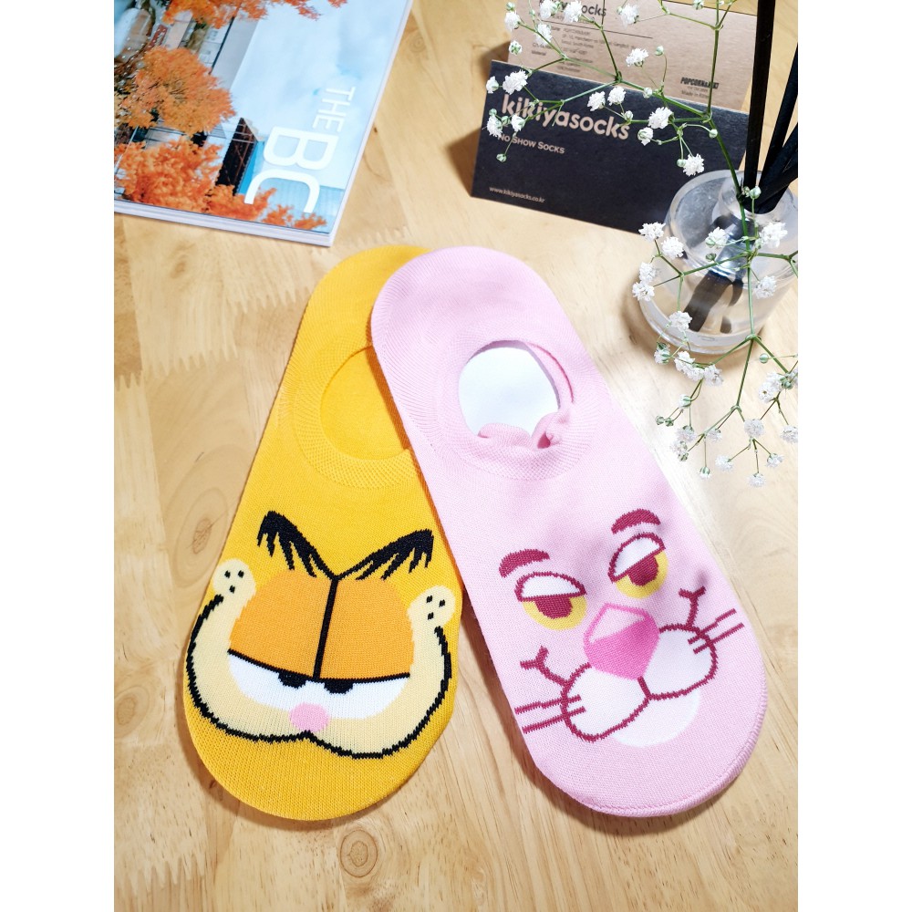 Tất vớ lười nữ hoạt hình cute Kikiya cao cấp Hàn Quốc W-N-007 (Chính Hãng)