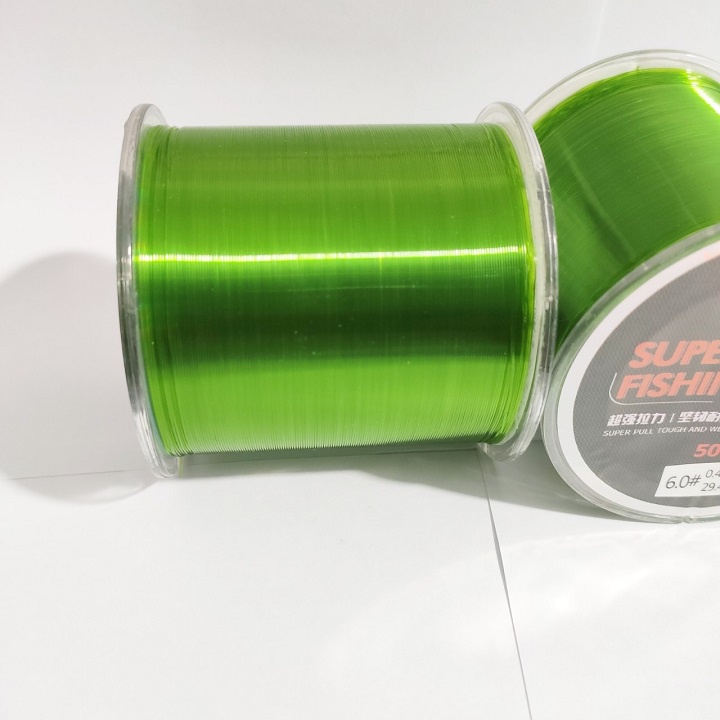 Cước Câu Cá Super Fishing Line Xanh Huỳnh Quang Tàng Hình 500m