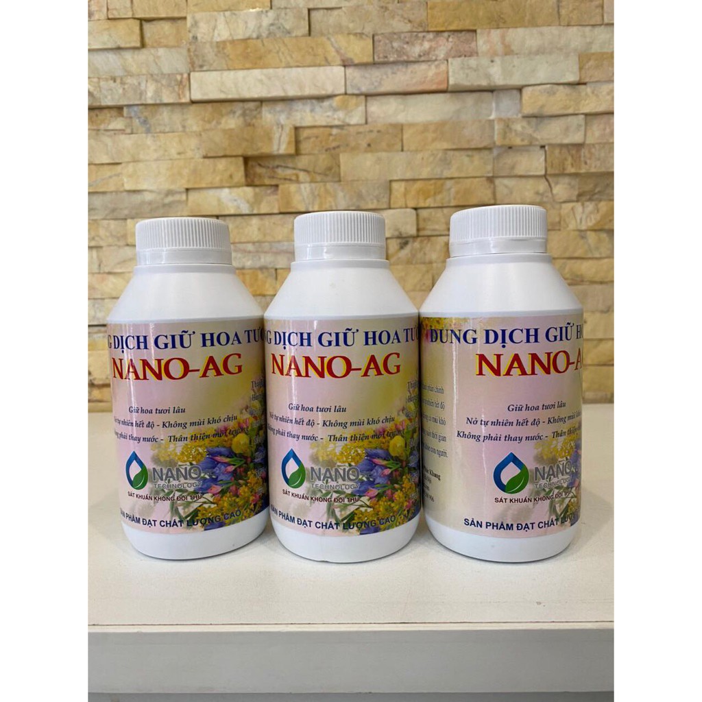 DUNG DỊCH NANO BẠC GIỮ HOA TƯƠI LÂU