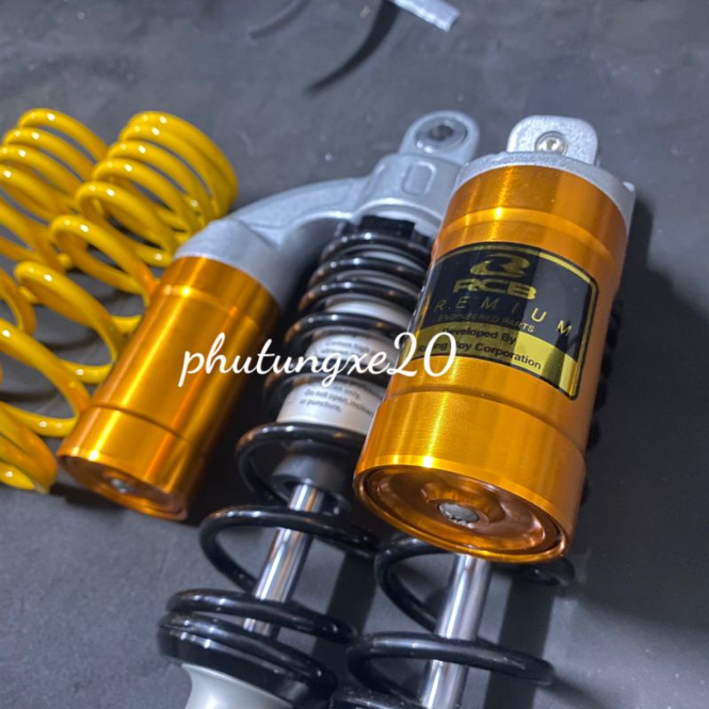 Phuộc nhún sau RCB bình dầu  cho các xe Sirius Jupiter Wave Dream Cub Axelo Win 100 Blade Future ...