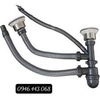 Bộ Xả Thoát Nước Chậu Chén Inox 110mm