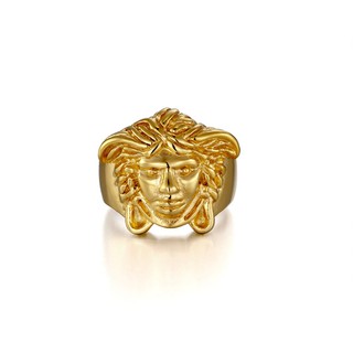 Nhẫn Versace Titan Mạ Vàng 18K