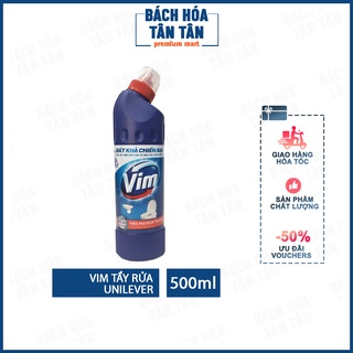 Vim tẩy rửa bồn cầu nhà tắm, chai 500ml