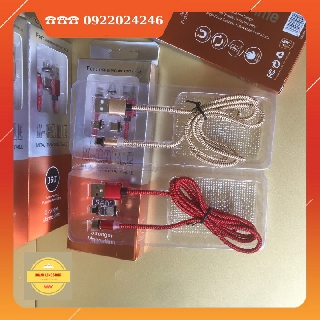 [CHÍNH HÃNG] CÁP SẠC NAM CHÂM – 3 ĐẦU SẠC : micro USB + Lightning + Tye C - DÂY DÙ BỀN ĐẸP