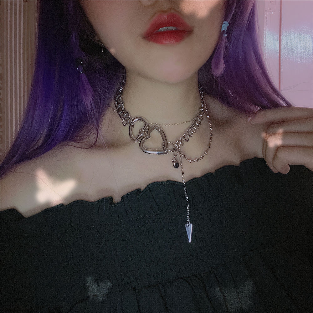 Vòng Cổ Dây Xích Mặt Trái Tim Thiết Kế Mã 22219