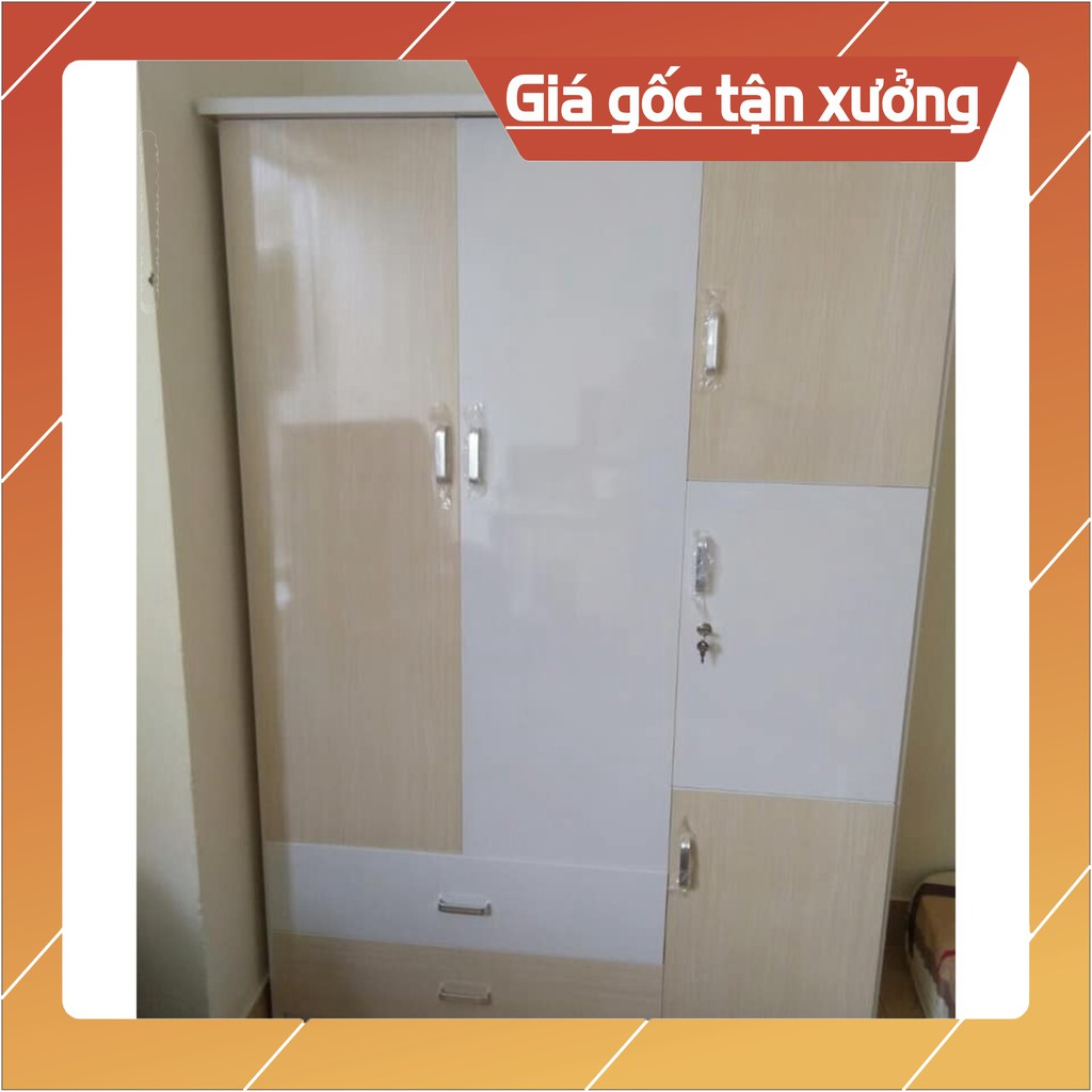 Tủ nhựa 3 cánh người lớn cao 185*126 cm _Ib Fs HN