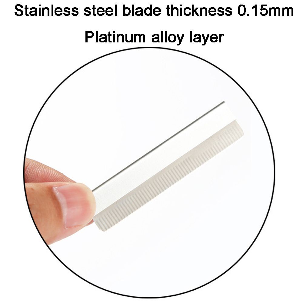 [Hàng mới về] Lưỡi cạo lông mày làm từ thép không gỉ thiết kế nhỏ gọn sử dụng tiện lợi