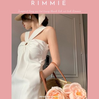 [Hàng có sẵn] Jumpsuit quần giả váy lưng cao trẻ trung thanh lịch nữ tính Rimmie