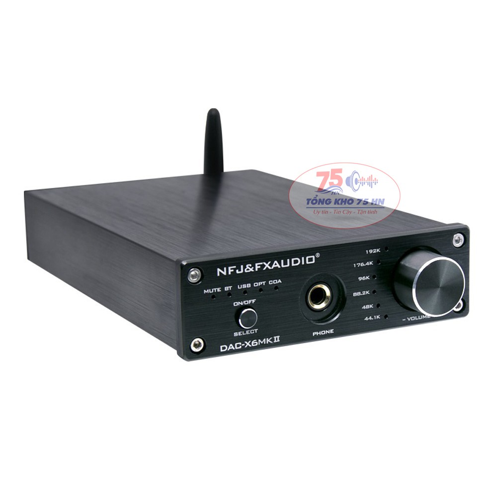 DAC nghe nhạc FX Audio X6 MKII kết hợp Bluetooth 5.0 chính hãng - Tặng dây USB Aucharm
