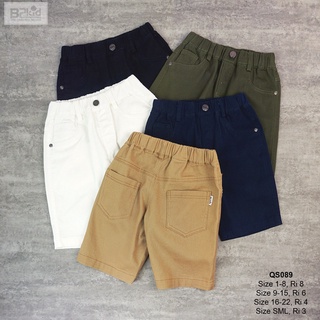  Quần kaki trơn lưng chun bé trai màu trắng đen xanh đen xám xanh rêu co giãn cao cấp B2kid size đại từ 35kg đến 52kg 