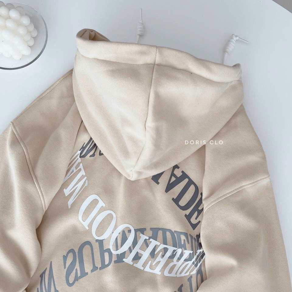 Áo Khoác Nỉ Hoodie Họa Tiết In Sau Lưng Vòng Cuốn Chất Vải Mềm Mịn Mát Mặc Được 4 Mùa Thời Trang HHP Fashion