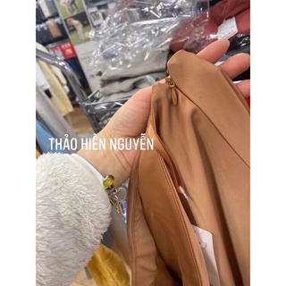 Chân váy lụa Uniqlo tag Nhật