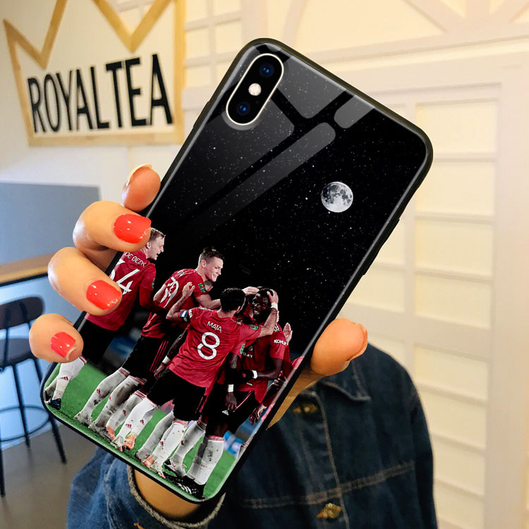 Ốp Điện Thoại Cao Cấp 5C In Hình Cầu Thủ Manchester United PHONECASEP Cho Iphone 6 6S 7 8 6+/7+/8+ X Xs Xr Xsmax