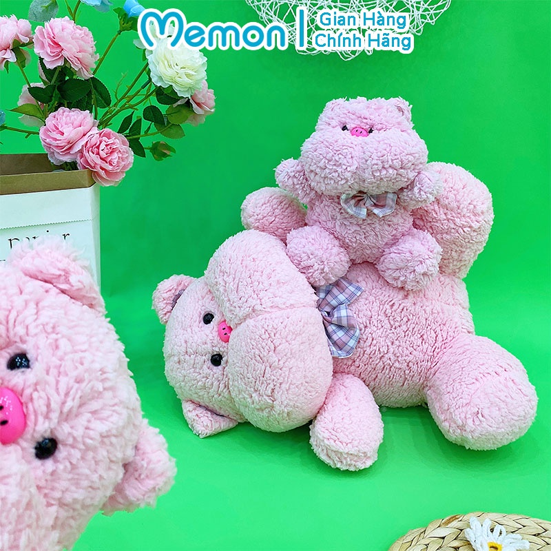 Gấu Bông Má Bự Lông Mềm Cao Cấp Memon