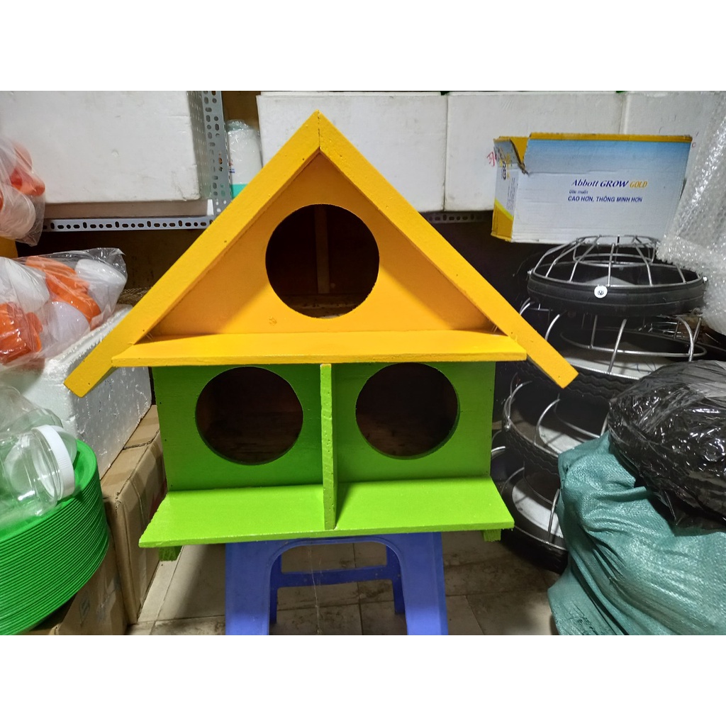 Chuồng Chim Bồ Câu Bằng Gỗ 3 Lỗ