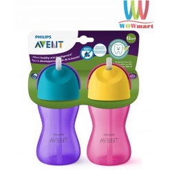 BÌNH TẬP UỐNG CÓ ỐNG HÚT KHUNG LONG BENNY PHILIPS AVENT SCF792/20