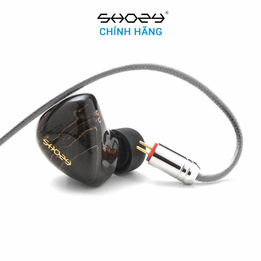 Tai nghe Shozy Form 1.4 - Hàng chính hãng | Hoàn thiện nguyên khối, 5 Drivers mỗi bên, Faceplate gỗ thật, Âm thanh Hifi