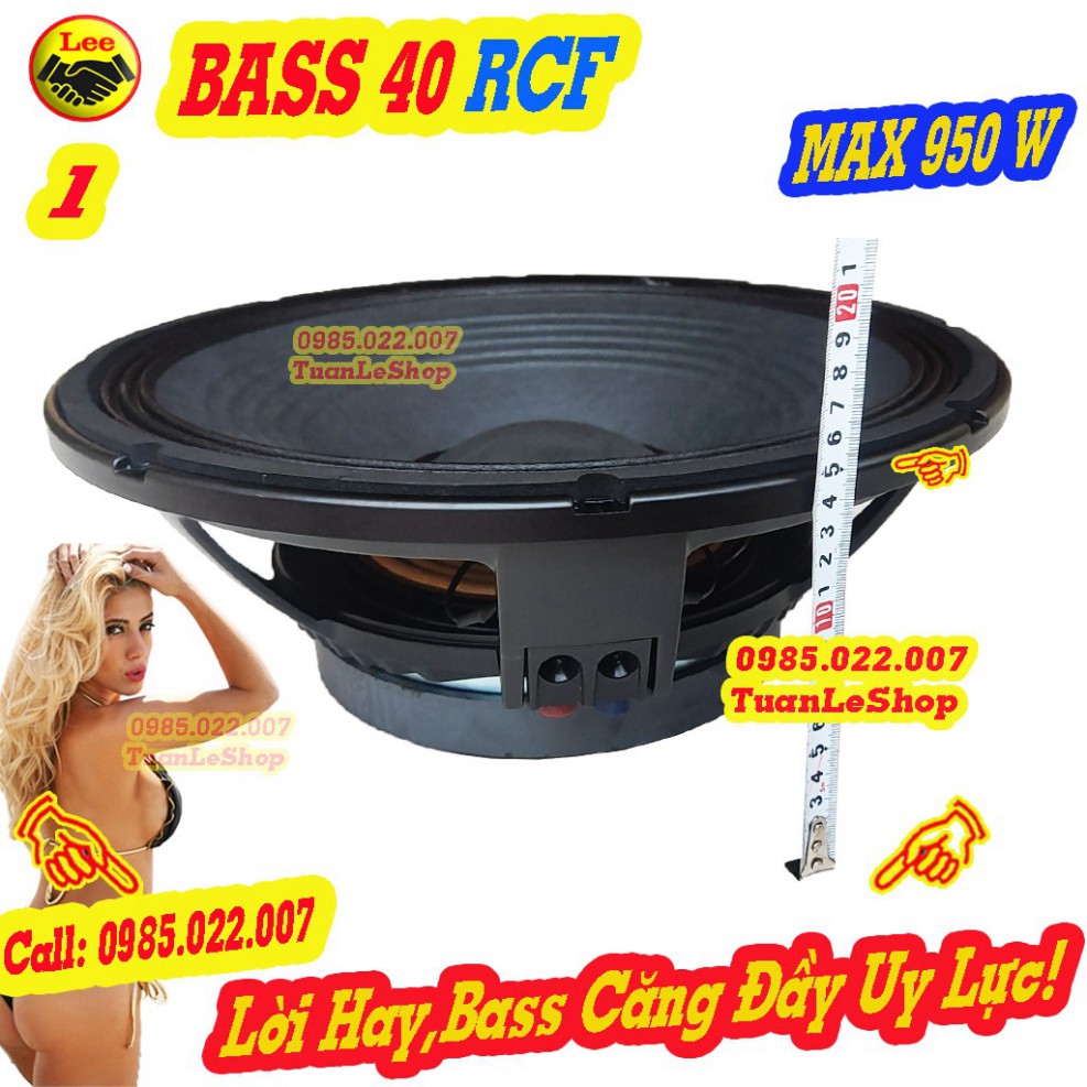 LOA BASS 40 TỪ 220 COIL 100 RCF -LOA  4 TẤC – GIÁ 1 CỦ LOA RỜI