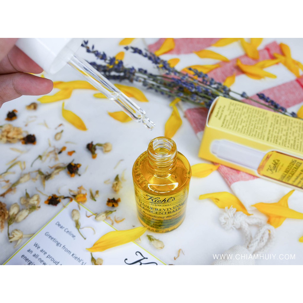 [CÓ HÓA ĐƠN LOTTEDUTYFREE] KIEHL Tinh dầu dưỡng ngày Kiehl's DAILY REVIVING CONCENTRATE