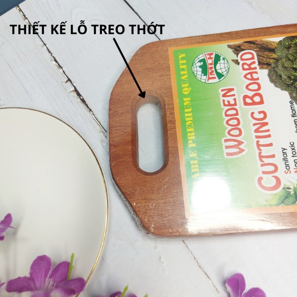 Thớt gỗ sơ chế thực phẩm/dụng cụ chế biến thực phẩm Wooden nhiều size đồ dùng nhà bếp