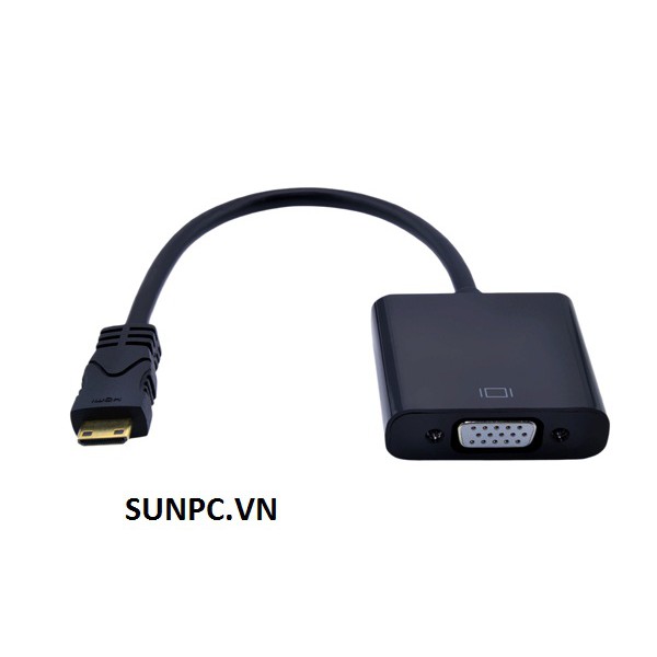 Cáp chuyển mini hdmi sang vga máy chiếu