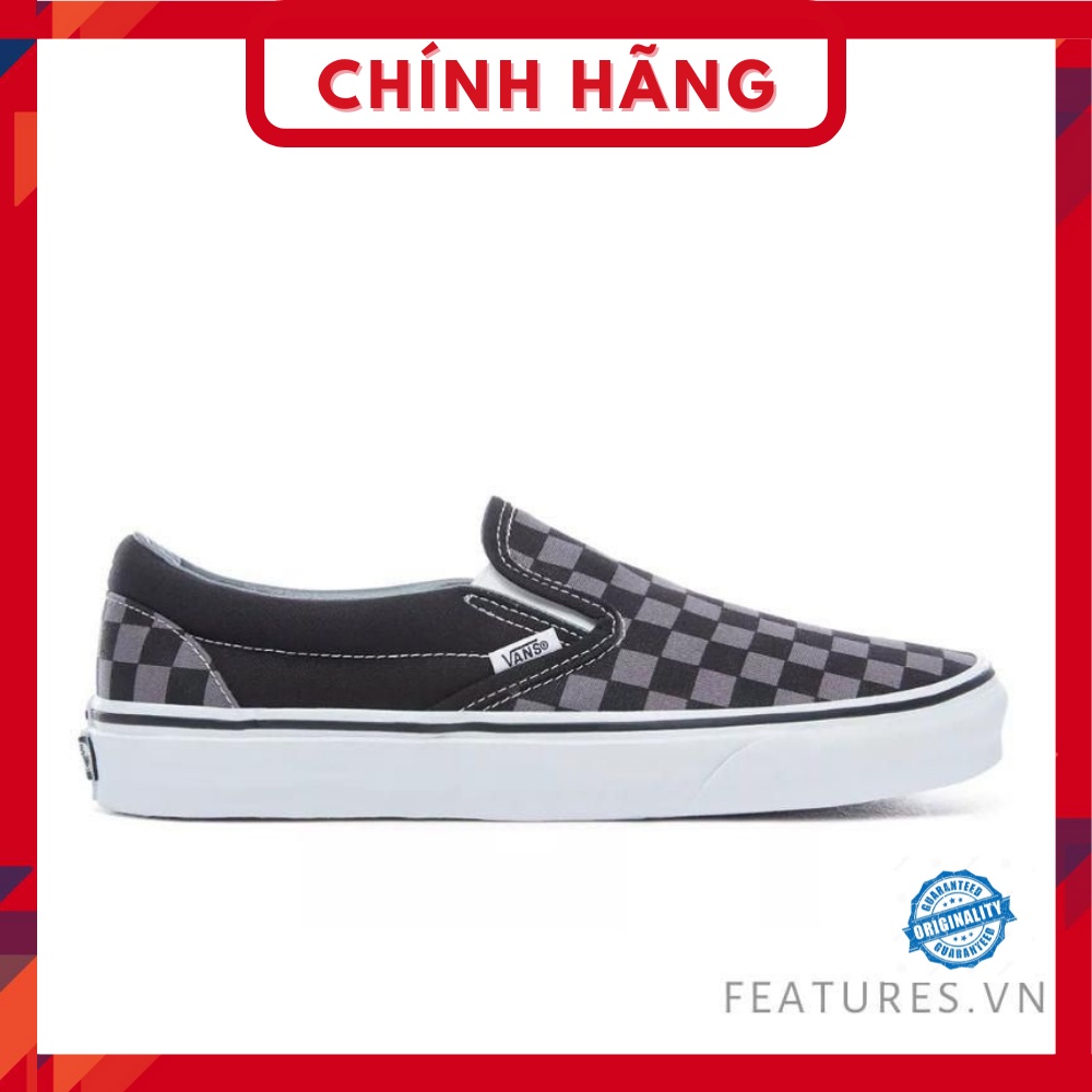 Vans Slip on Checkerboard Black Grey
