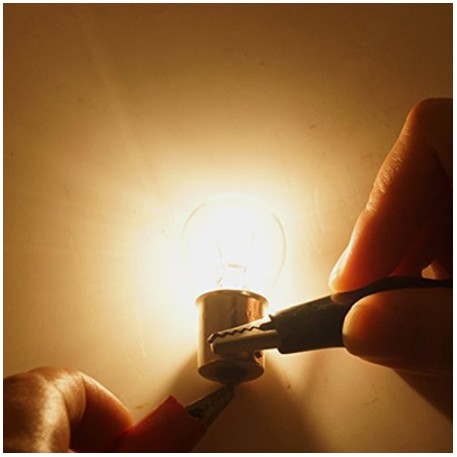 Bóng Đèn xi nhan lùi de báo rẽ xe hơi ô tô dây tóc sợi đốt halogen 1156 P21 5w Bay15d 1156 12v 21w ánh sáng vàng cam