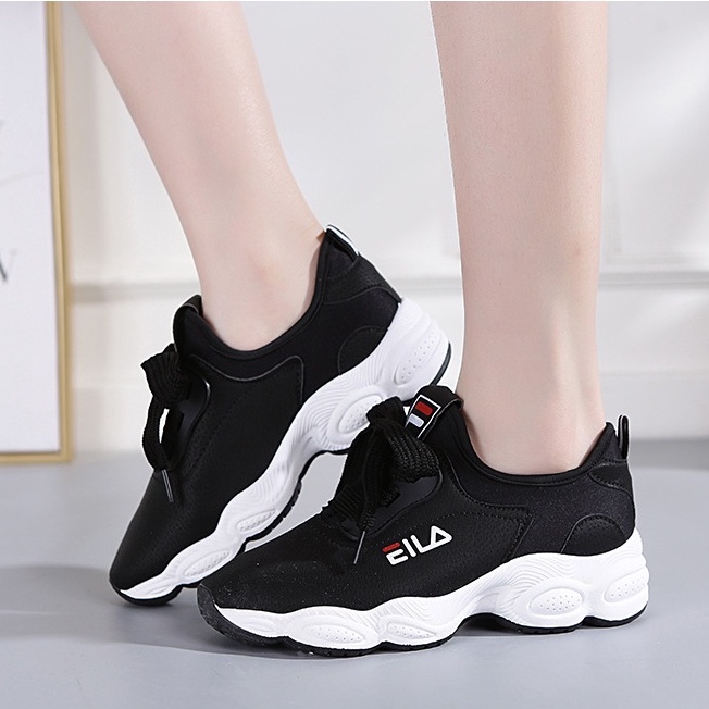 Giày thể thao nữ trắng cao cấp giá rẻ giày sneaker nữ nhiều màu độn đế - TKB-B5B5 | BigBuy360 - bigbuy360.vn
